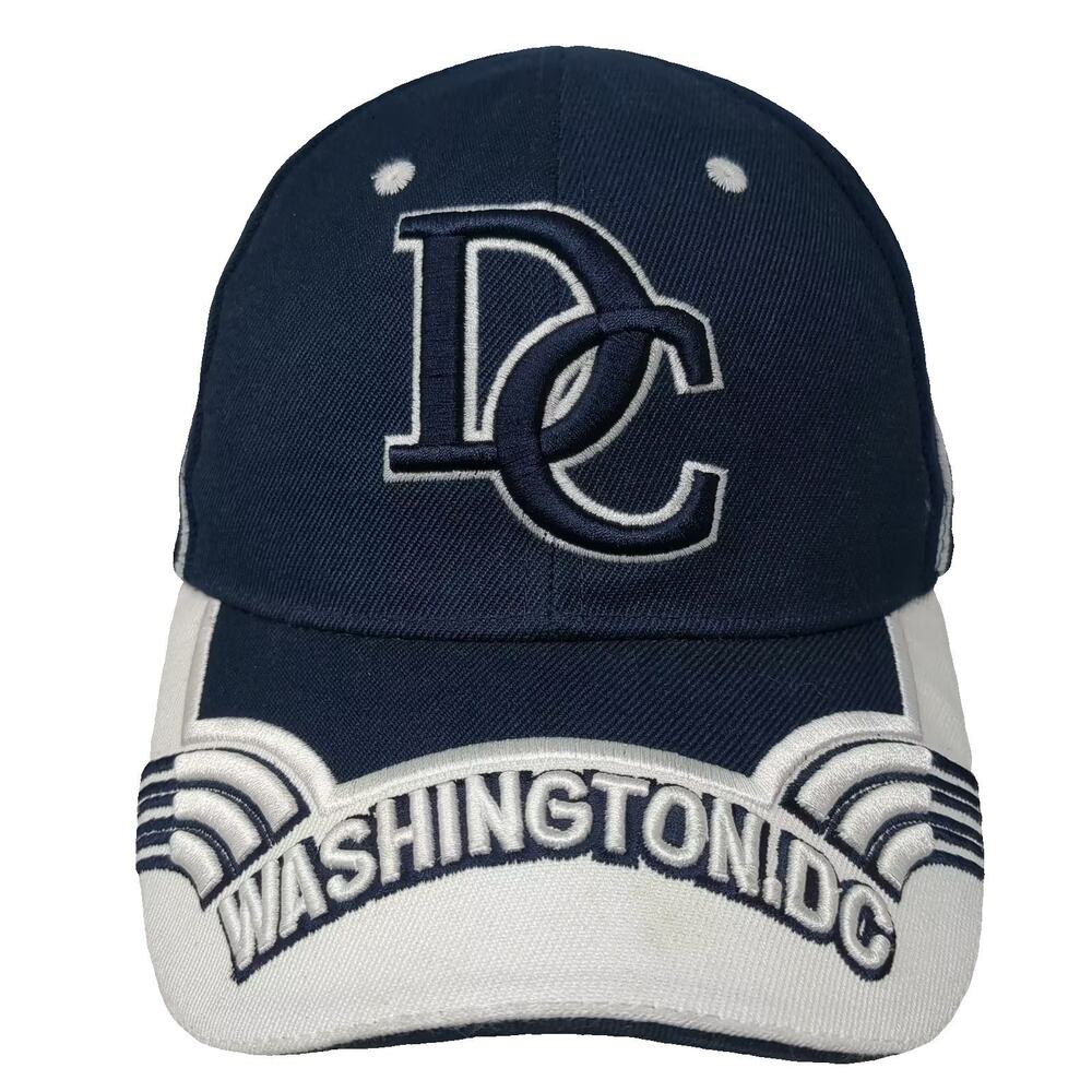 Triple Timber Baseball Cap Blue White Hat OS Strapback Washington DC Embroidered